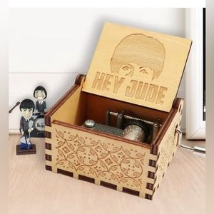 Hey Jude - Beatles music playing box - hand made  wood